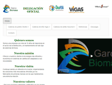 Tablet Screenshot of garcobiomasa.com